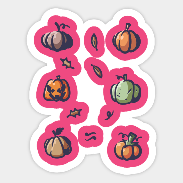 pumpkins halloween Sticker by unlesssla